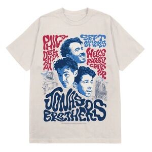 Jonas Brothers Graphic T-Shirt - Cream